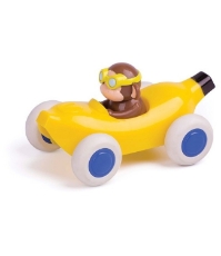 Imagine Pilot de curse Maimuta in Masinuta Banana - Cute Racer