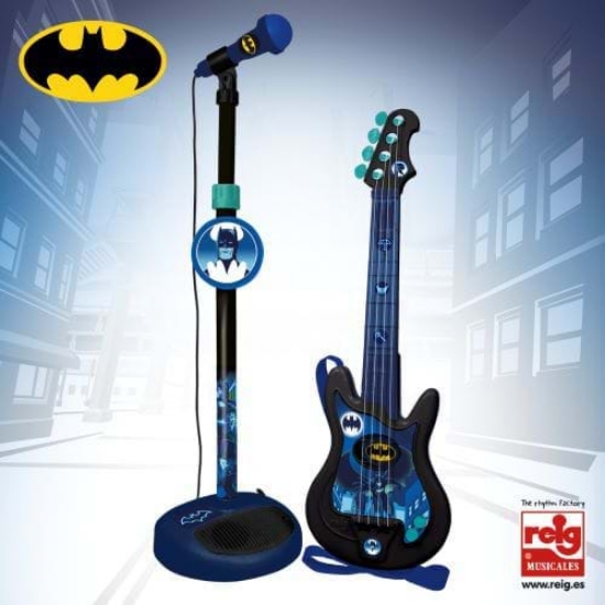 Imagine Set chitara si microfon Batman